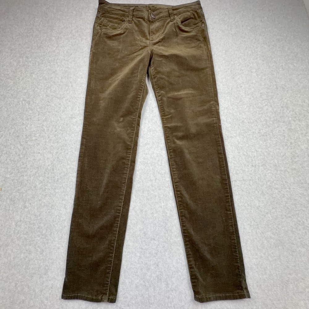 Kut‎ From The Kloth Diana Skinny Corduroy Pants Womens 2P Brown Stretch 5-Pocket